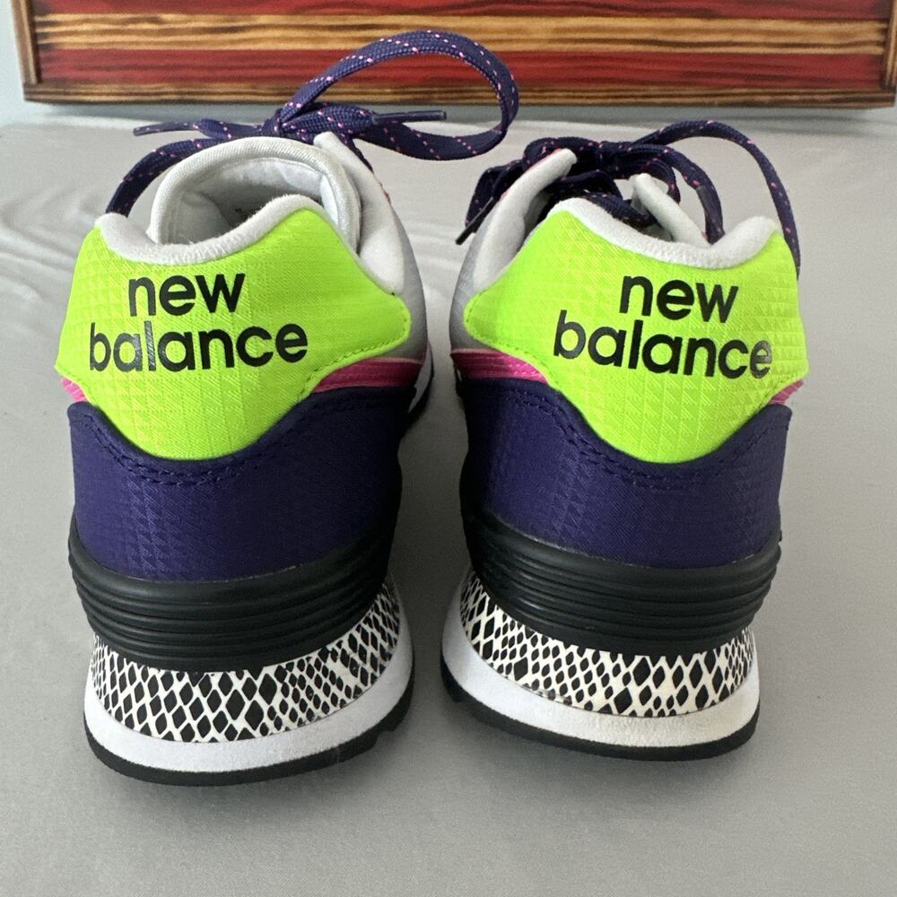 New Balance 574 Neon WL574JS Women’s Size 9 Multi Trainers - Picture 5 of 8